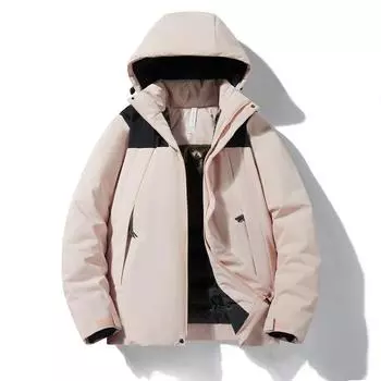 Новая куртка женская зимняя утолщенная хлопковая куртка мужская водонепроницаемая дышащая альпинистская куртка S