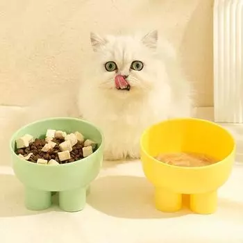 Новая лапка слона, материал из полипропилена, миска для кошачьей еды, миска для собаки, шея для кормления кошек и собак, универсальные принадлежности для кошек, миска для домашних животных