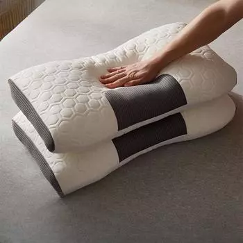 Новая латексная подушка для массажа СПА, шейный отдел позвоночника, подушка для сна, домашняя подушка для студентов, подушка для общежития, подушка Core 48*74cm