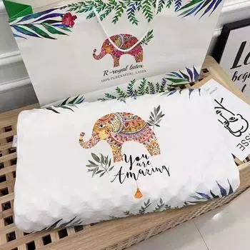 Новая латексная подушка Royal Thai Elephant для взрослых, натуральная подушка, подушка для шеи Child 30 * 50