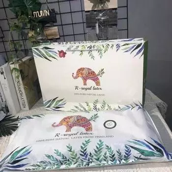 Новая латексная подушка Royal Thai Elephant, натуральная шейная подушка, подушка для взрослых, подушка Core 35x55