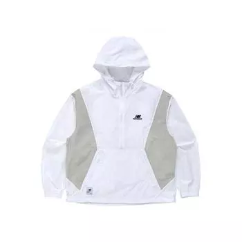 Новая легкая цветная толстовка с капюшоном A bAlAnce Uni AnorAk nbnAd22423 10 white/100