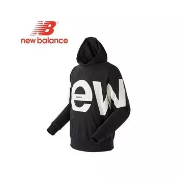 Новая легкая толстовка с капюшоном Nb BAlAnce NbN0c4s043 19 blacks/90