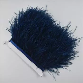 Новая лента из страусиных перьев 1 м, 5 м, 10 метров, 8-10 см, бахрома, белое страусиное перо для ленты для рукоделия 1 Meters