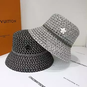Новая летняя ароматная шляпа рыбака с плоским верхом, высококачественная и модная универсальная шляпа от солнца, пляжная шляпа M56-58cm