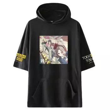 Новая летняя футболка с капюшоном для мужчин GIRLS BAND CRY Printed мужская футболка с коротким рукавом толстовки XS чёрный