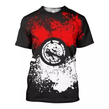 Новая летняя футболка с рисунком граффити, мужская повседневная богемная футболка с круглым вырезом в стиле Харадзюку, уличная одежда, топ S