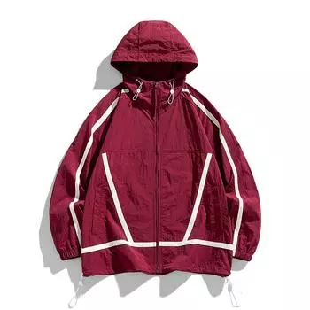 Новая летняя многоцветная солнцезащитная одежда большого размера для влюбленных, повседневное пальто с капюшоном одного цвета L белый