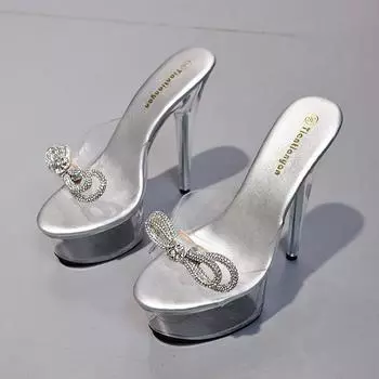 Новая летняя мода, непромокаемые туфли на шпильке с рыбьим ртом, на платформе, подиум, модные профессиональные свадебные женские туфли на очень высоком каблуке 34