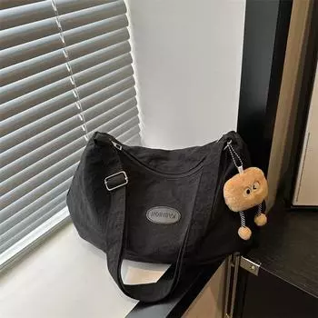 Новая летняя модная большая вместительная сумка-тоут Niche Simple Fashion сумка через плечо Casual Tote Crossbody Bag Without pendant