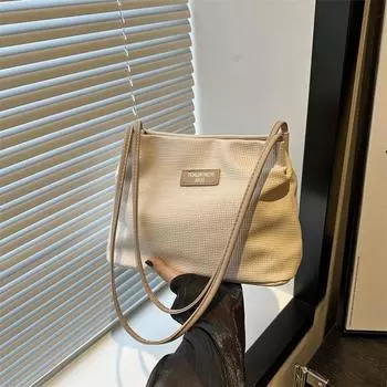 Новая летняя модная повседневная сумка через плечо, популярная трендовая сумка для поездок на работу, простая повседневная сумка большой вместимости Without pendant