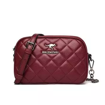 Новая летняя мягкая кожаная сумка-кроссбоди Diamond Garland, модная корейская повседневная женская сумка через плечо