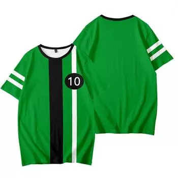 Новая летняя мужская футболка, футболки с героями мультфильмов для мальчиков и девочек, детская одежда, детская одежда, 10 футболок с рисунком, костюм S