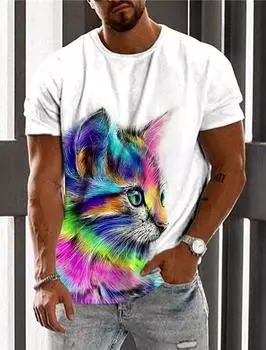 Новая летняя мужская модная футболка, мужская футболка с принтом синей карты, топ XS синий