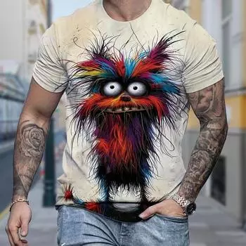 Новая летняя мужская модная футболка с надписью «Хаос личности, вызванный собаками», мужская футболка с принтом XS белый