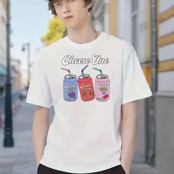 Новая летняя мужская модная футболка с принтом фруктового сока, мужская футболка, топ XS чёрный