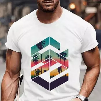 Новая летняя мужская модная футболка с принтом для морского туризма, мужская футболка, топ XS чёрный