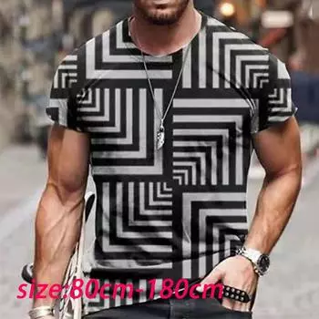 Новая летняя мужская модная футболка с принтом «Лабиринт», мужская футболка, топ XS красный