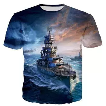 Новая летняя мужская одежда в Европе и США, повседневная свободная футболка с короткими рукавами и круглым вырезом XS