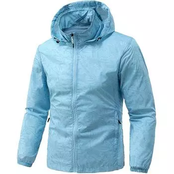 Новая летняя одежда для защиты от солнца, мужская одежда для кожи, куртка с капюшоном, мужской костюм для рыбалки и занятий спортом на открытом воздухе M