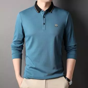 Новая летняя одежда, футболка с длинными рукавами, дышащая удобная рубашка, мужские повседневные топы M