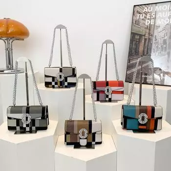 Новая летняя персонализированная сумка через плечо, модная повседневная и красивая модная сумка, женская темпераментная сумка через плечо, маленькая квадратная сумка, трендовая