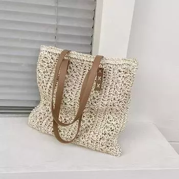 Новая летняя пляжная сумка для путешествий, пляжная сумка для отпуска, большая вместимость, повседневная сумка через одно плечо