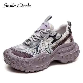 Новая летняя повседневная дышащая обувь с подошвой из дуриана, корейская грязная обувь, модная женская обувь Tide 35 бежевый