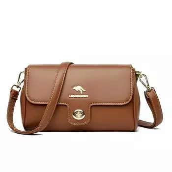 Новая летняя повседневная женская сумка для мам в стиле Temperament, модная простая однотонная мягкая сумка через плечо