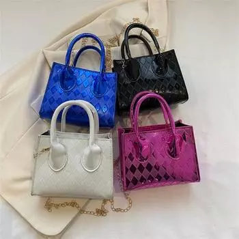 Новая летняя ретро-сумка в стиле квадрата, модная простая сумка через плечо, повседневная сумка через плечо, женская сумка