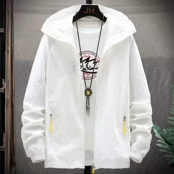 Новая летняя солнцезащитная куртка, тонкая модная одежда 2XL синий