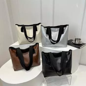 Новая летняя сумка-тоут большой вместимости для поездок на работу и обратно, нишевый дизайн, модная, высококачественная, простая, на одно плечо