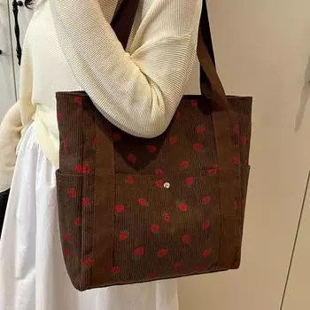 Новая летняя сумка-тоут для ношения вручную, большая вместимость, простая, модная, в студенческом стиле, повседневная, персонализированная сумка через плечо для поездок на работу