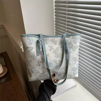 Новая летняя сумка-тоут в национальном стиле большой емкости, модная, простая и модная сумка через плечо