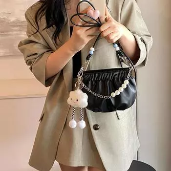 Новая летняя универсальная сумка через плечо, сумка на одно плечо, сумка через подмышку, изысканная мини-сумка-ведро из полиуретанового материала