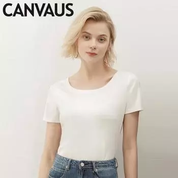 Новая летняя женская футболка из мерсеризованного хлопка с короткими рукавами и круглым вырезом, женская футболка S чёрный