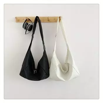 Новая летняя женская сумка, повседневная нейлоновая сумка большой емкости, сумка через плечо, сумка для пельменей, высококачественная однотонная сумка на плечо