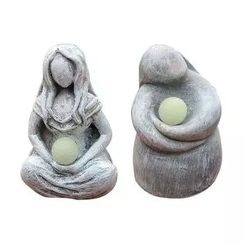 Новая лунная богиня, статуя из смолы, ландшафтное украшение из смолы для наружного использования в помещении, га A