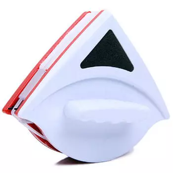 Новая магнитная щетка для мытья окон для дома и высоких помещений. Двусторонний инструмент для мытья стекол с сильным магнитом. 1pcs