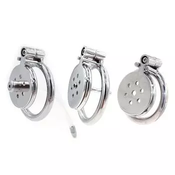 Новая маленькая клетка для члена, мужская клетка целомудрия, БДСМ, замок для пениса, верность мужа, секс-игры для пары, игрушки для взрослых, кольцо для члена, Прямая доставка 40mm ring