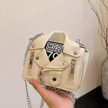 Новая маленькая квадратная сумка из искусственной кожи на плечо, сумка через плечо из искусственной кожи с магнитной пряжкой на одно плечо, диагональная цепочка, сумка для одежды чёрный