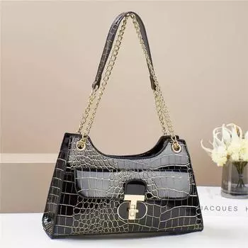 Новая маленькая сумка Stone Simple Temperament, легкая роскошная женская сумка, сумка через плечо Senior Sense, сумка через плечо .