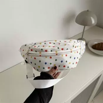 Новая маленькая свежая цветная симпатичная литературная нагрудная сумка Mori сумка для мобильного телефона повседневная поясная сумка для девочек сумка-мессенджер белый