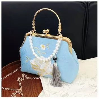 Новая маленькая свежая вышивка в китайском стиле, сумка с феей и ретро-вышивкой, сумка через плечо Hanfu в древнем стиле, сумка Qipao, женская сумка