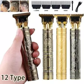 Новая машинка для стрижки волос, электрическая машина для стрижки волос, перезаряжаемая мужская бритва, профессиональный триммер для бороды для мужчин, парикмахерская