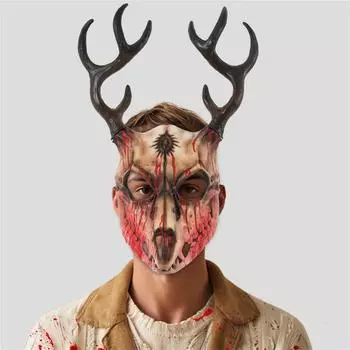 Новая маска RP из овечьей кости/ рога, съемный реквизит для персонажа-незнакомца, аксессуары для Хэллоуина COS One Size