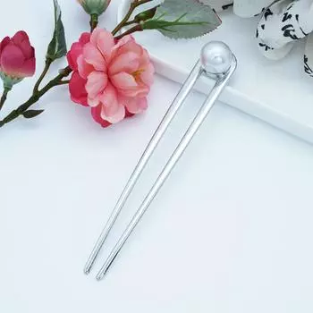 Новая металлическая черная заколка-шпилька U-образной формы, французские заколки-бабочки с жемчугом для волос, аксессуары для прически для женщин, девочек, подарки