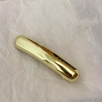 Новая металлическая нерегулярная геометрическая двухслойная резинка для волос для женщин, модная золотистая квадратная резинка для волос, ювелирные изделия, аксессуары для волос