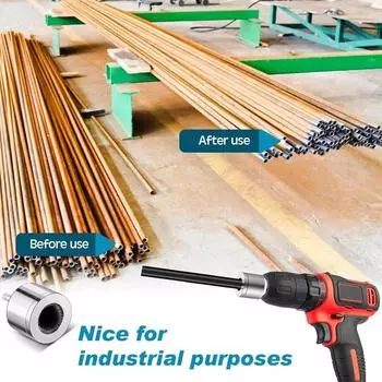 Новая металлическая щетка для чистки труб, металлическая щетка для чистки сверлильных труб, продуманный дизайн, инструмент для чистки и подготовки меди