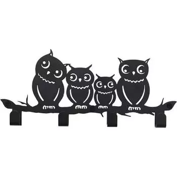 Новая металлическая вешалка для ключей, аксессуары для домашнего декора, домашний органайзер, настенный крючок, черный металлический крючок